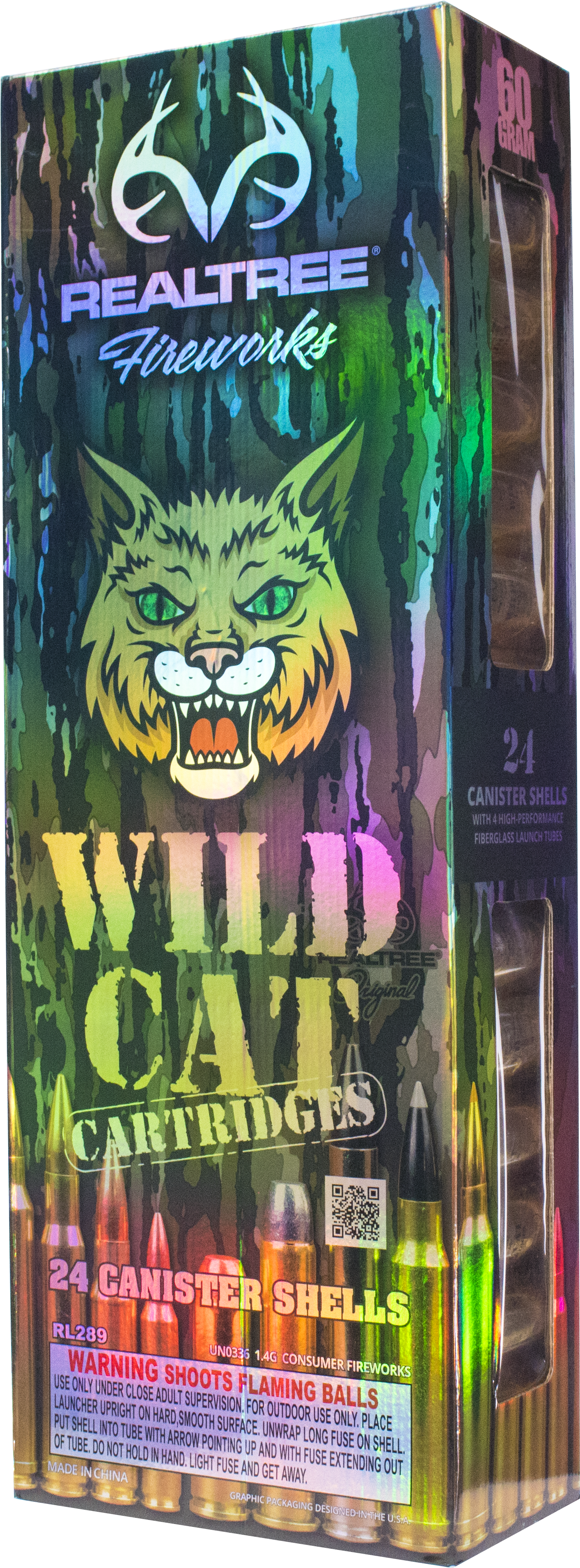 Fireworks Video Of Wildcat Cartridges - Tournament Bag Toss- Real Tree (4000x4000), Png Download