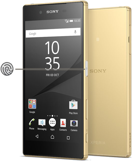 Sony Xperia Z5 - Sony Xperia Z5 Ds (550x652), Png Download