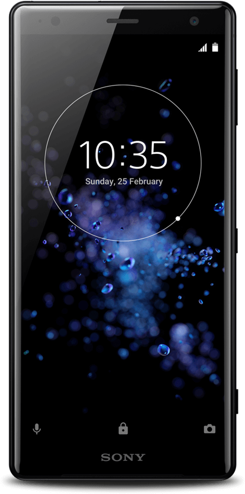 Sony Xperia Xz2 - Sony Xperia Xz2 Black (600x1000), Png Download