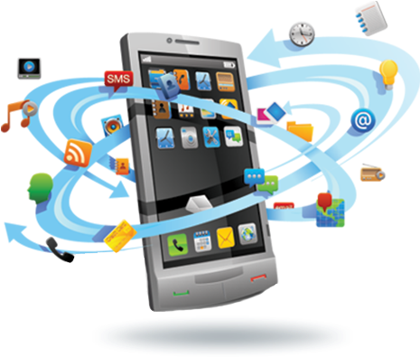 Apps Adapt To Different Devices - Online Mobile Top Up (488x415), Png Download