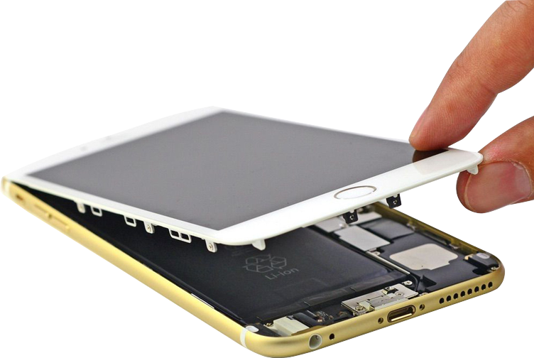 Iphone 6 Under Screen (752x504), Png Download