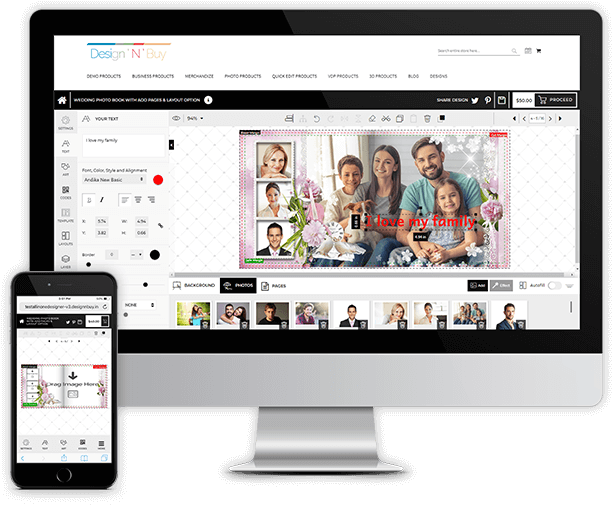 Photo Album Design Software - Web-to-print (650x540), Png Download