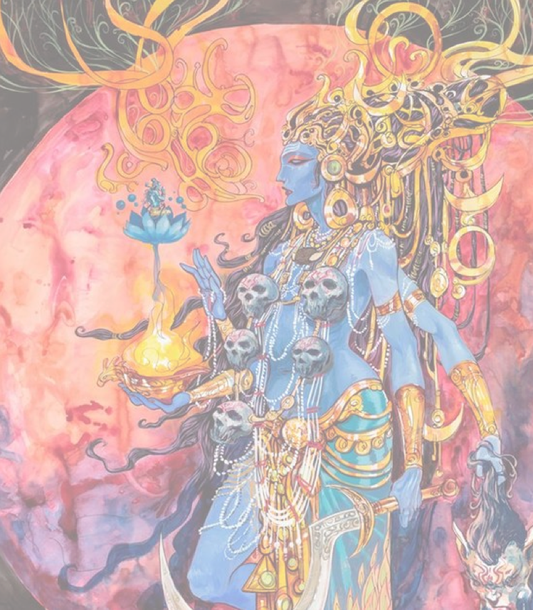 Prashanti De Jager - Goddess Kali (749x857), Png Download