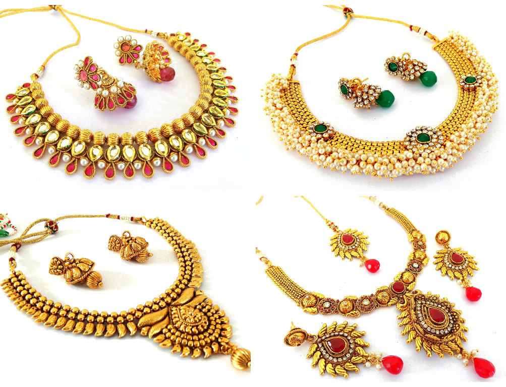 Free Png Gold Necklace Png Images Transparent - Indian Gold Jewellery Images Png (850x651), Png Download