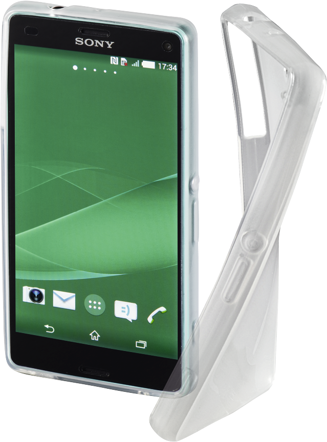 "crystal" Cover For Sony Xperia Z3 Compact, Transparent - Sony Xperia Z3 Compact Crystal Cover Transparent (1100x1100), Png Download