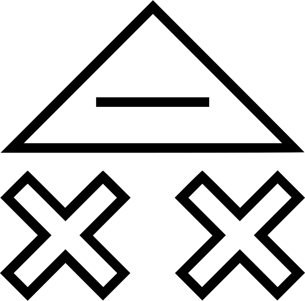 X Up Arrow Design Comments - Cross Sign White (980x966), Png Download