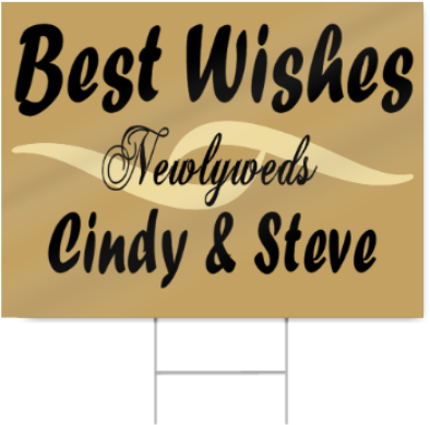 Best Wishes Sign - Best Mum Yard Sign (450x450), Png Download