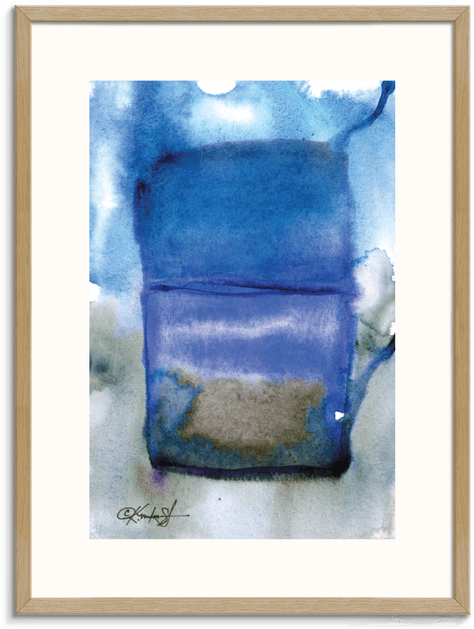Kathy Morton Stanion Watercolor Abstraction - Watercolour Abstraction 209 By Kathy Morton Stanion (900x900), Png Download