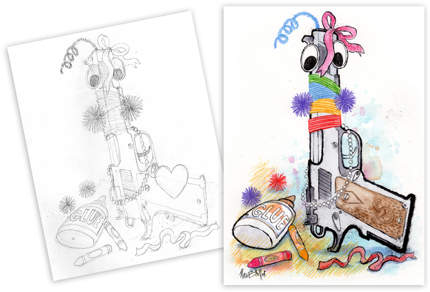 Guns In Schools - Illustration (800x450), Png Download