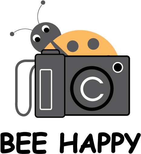 Logo Design By Gordanaingoxstudio For Bee Happy Pictures - Photography (1200x800), Png Download
