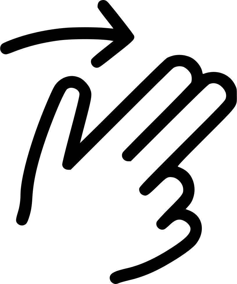 Png File - Swipe To Right Icon Png (816x980), Png Download