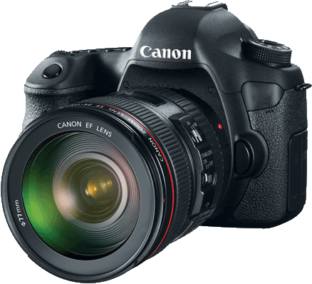 Pcb Photo - Canon Eos 6d (wg) Digital Camera With Ef 24-105mm F/4l (438x398), Png Download