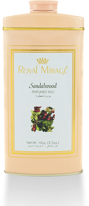 Sandalwood Talc - Bottle (800x800), Png Download