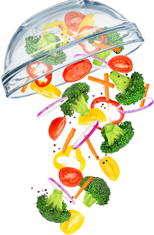 Veg Biryani - Broccoli (304x465), Png Download