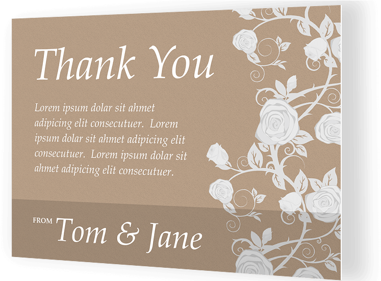 Tips To Find Appropriate Wedding Cards With Wedding - Thank You Card For Landlords (820x550), Png Download