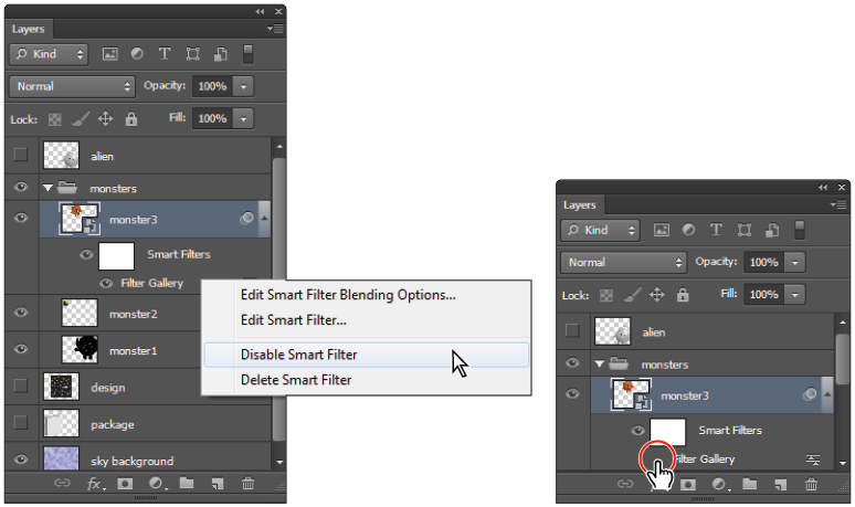 Do Smart Filter In Photoshop (774x459), Png Download
