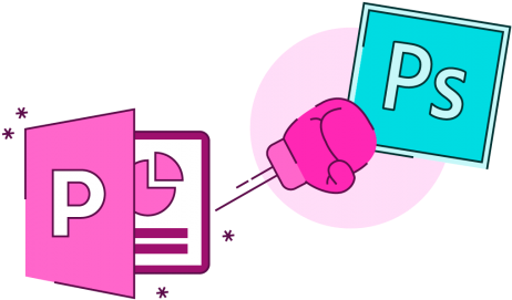 Powerpoint Is Better Than Photoshop - Graphic Design (516x300), Png Download