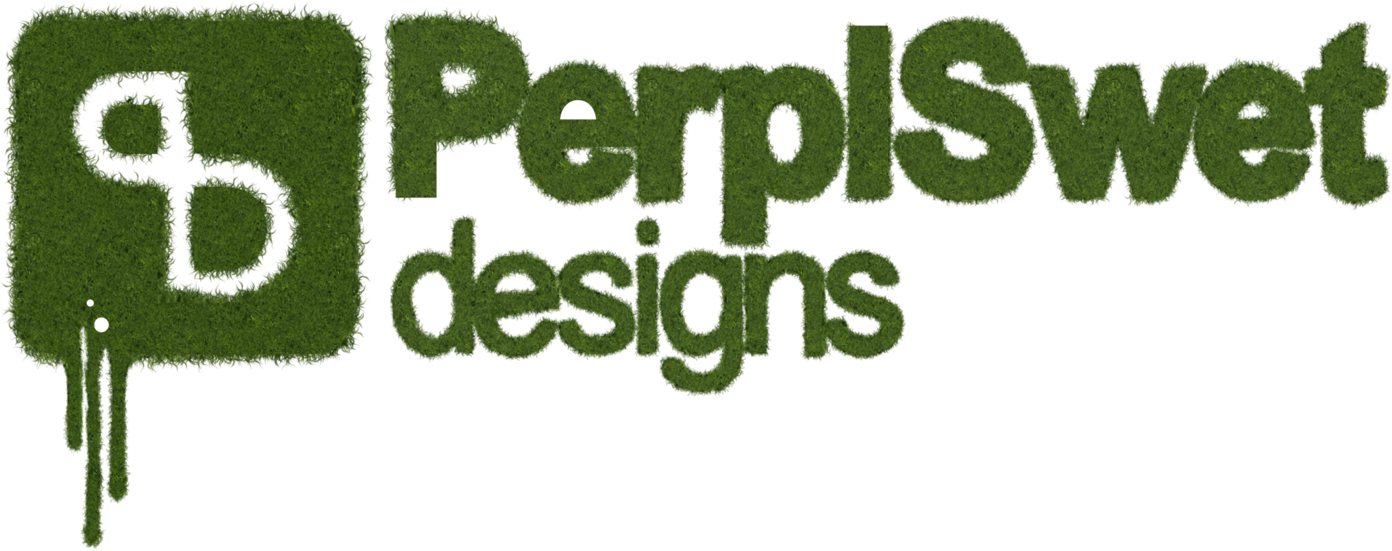 Grass Text Effect - Graphic Design (2048x2048), Png Download