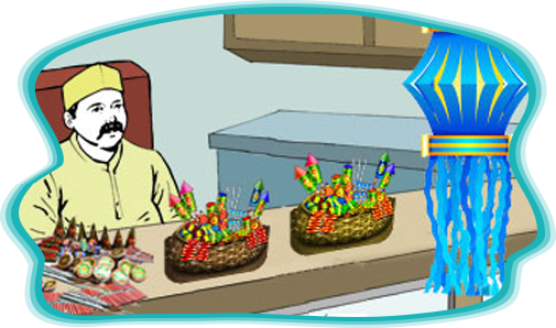 I Was Looking At The Shops Displaying Brightly Colored - Illustration (505x298), Png Download