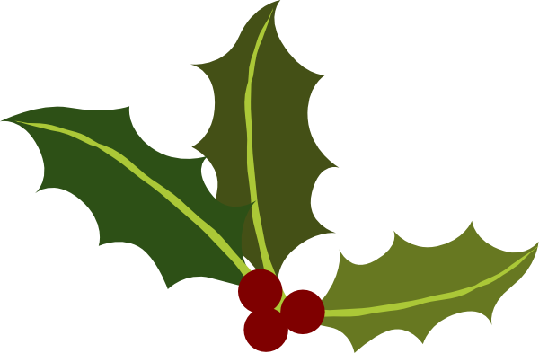 Holly Leaf Corner Clip Art Holiday Leaves Full Size Png Download Seekpng
