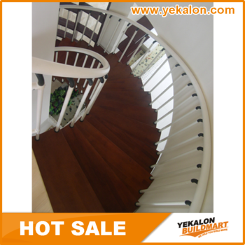 Yekalon Latest Modern Wooden Curved Staircase - Stairs (350x350), Png Download
