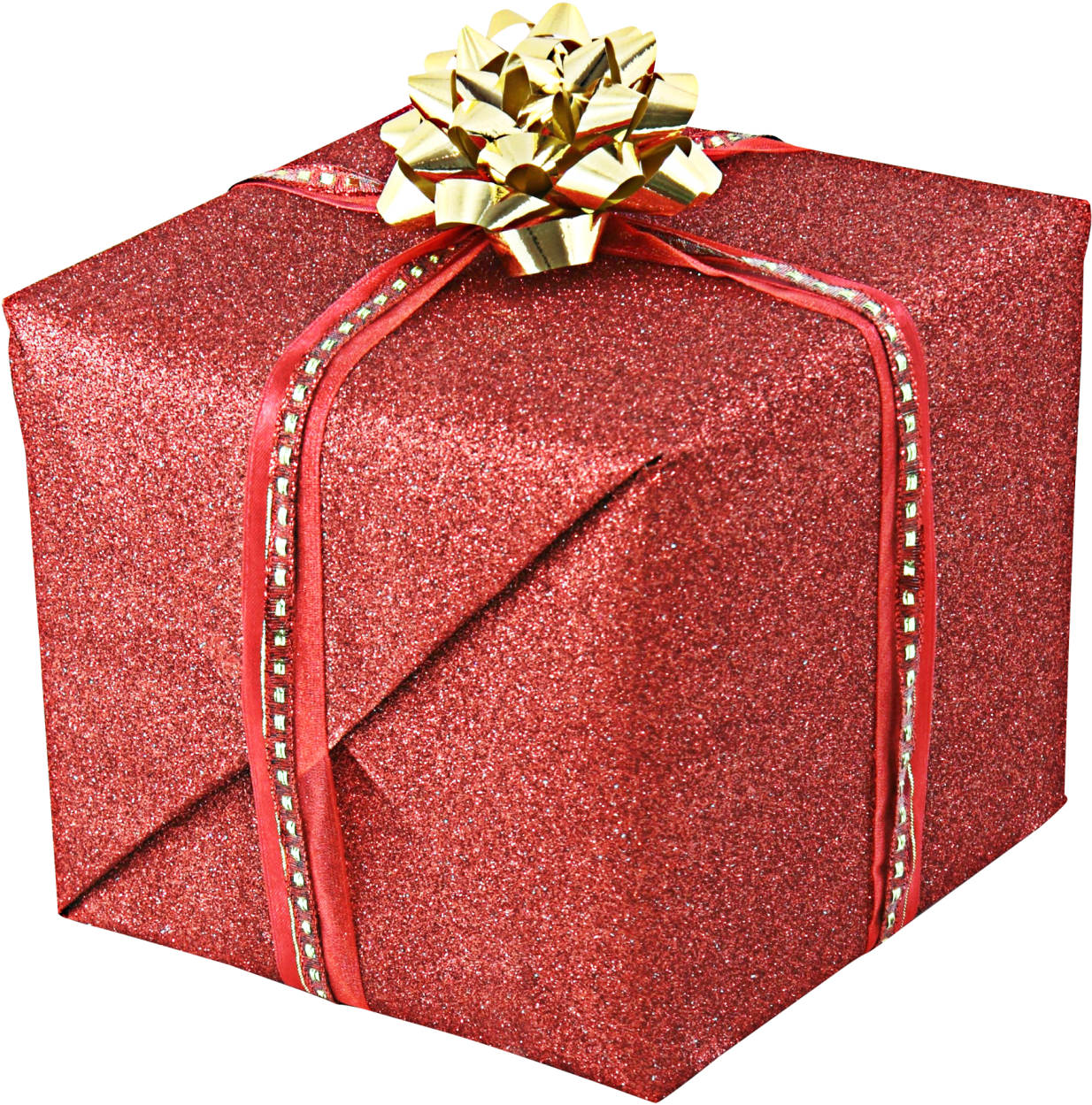 Gold Gift Bow Png Download - صور هدايا للكتابه عليها (1267x1280), Png Download