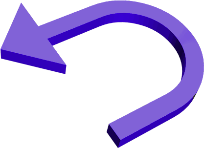 Fleche Violette - Flèche 3d Png (474x405), Png Download