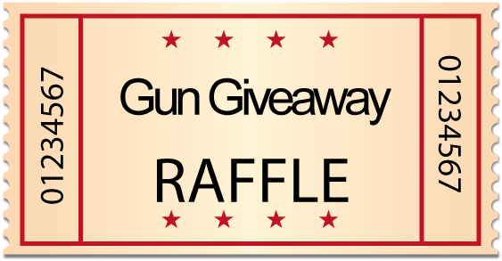 The Great Gcf Gun Giveaway Raffle Ticket - Circle (597x330), Png Download