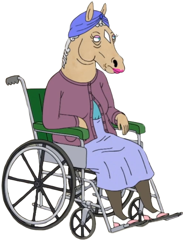 Old Beatrice Horseman Season 4 - Bojack Horseman (610x803), Png Download