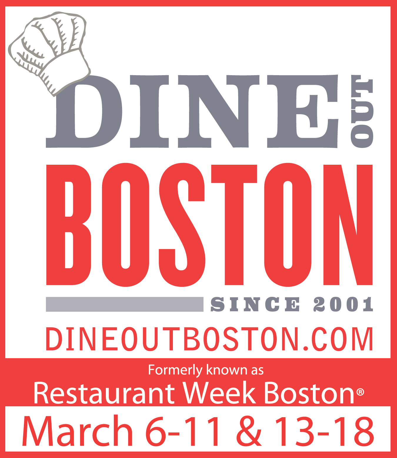Dine Out Boston - Boston Restaurant Week 2018 (1350x1560), Png Download