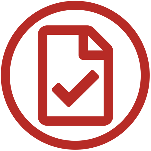 File-check - Audit And Compliance Icon (500x500), Png Download
