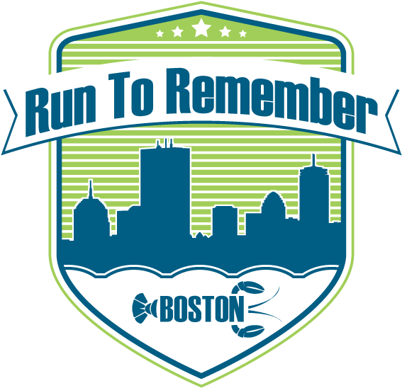 Halfway To St - Run To Remember Boston Logo (600x555), Png Download