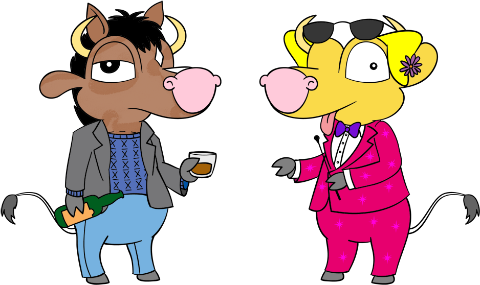 Cowsplay - Bojack Horseman - Bojack Horseman (1000x593), Png Download