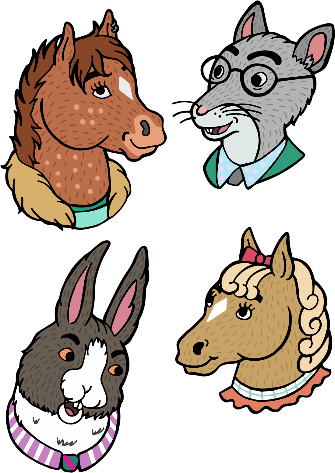 Bojack Horseman Batch - Bojack Horseman (1280x1706), Png Download