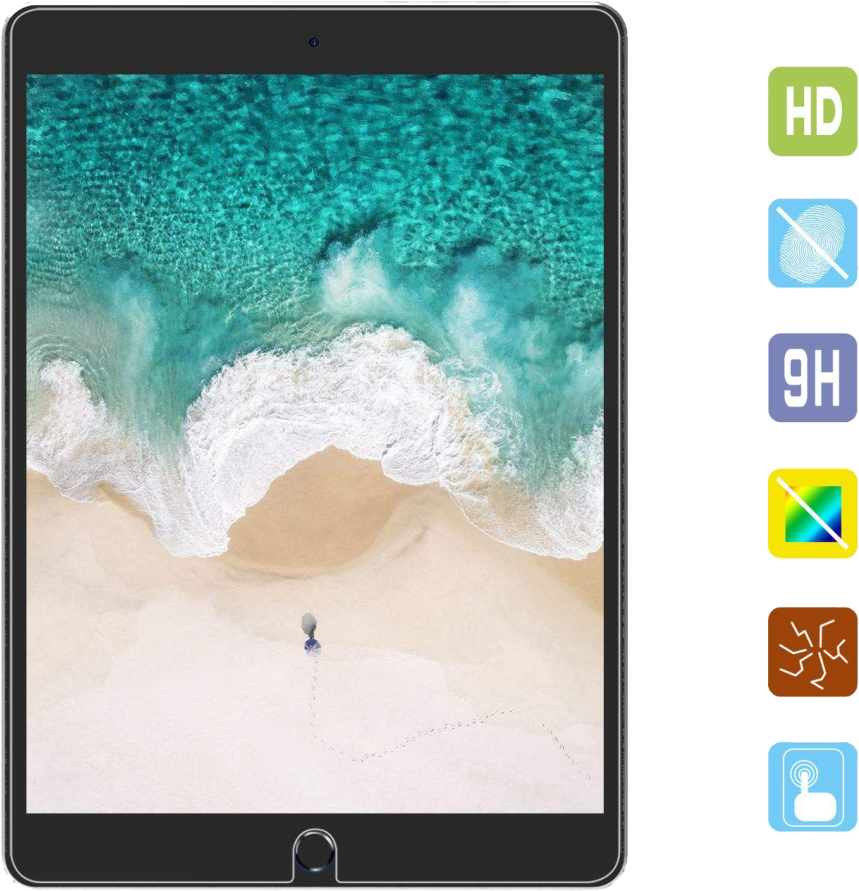 Tempered Glass Screen Protector - Tempered Glass For Ipad 10.5 (900x900), Png Download