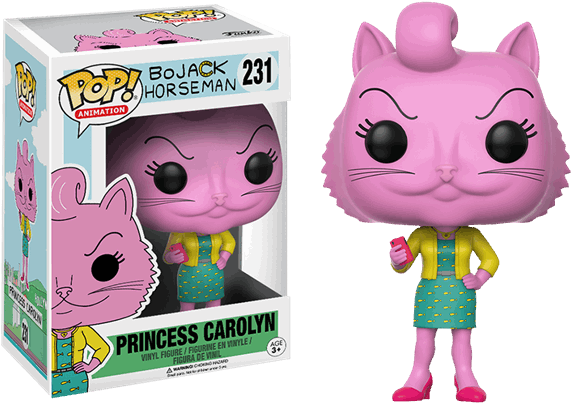 Princess Carolyn Pop Vinyl Figure - Bojack Horseman Funko Pop (600x600), Png Download