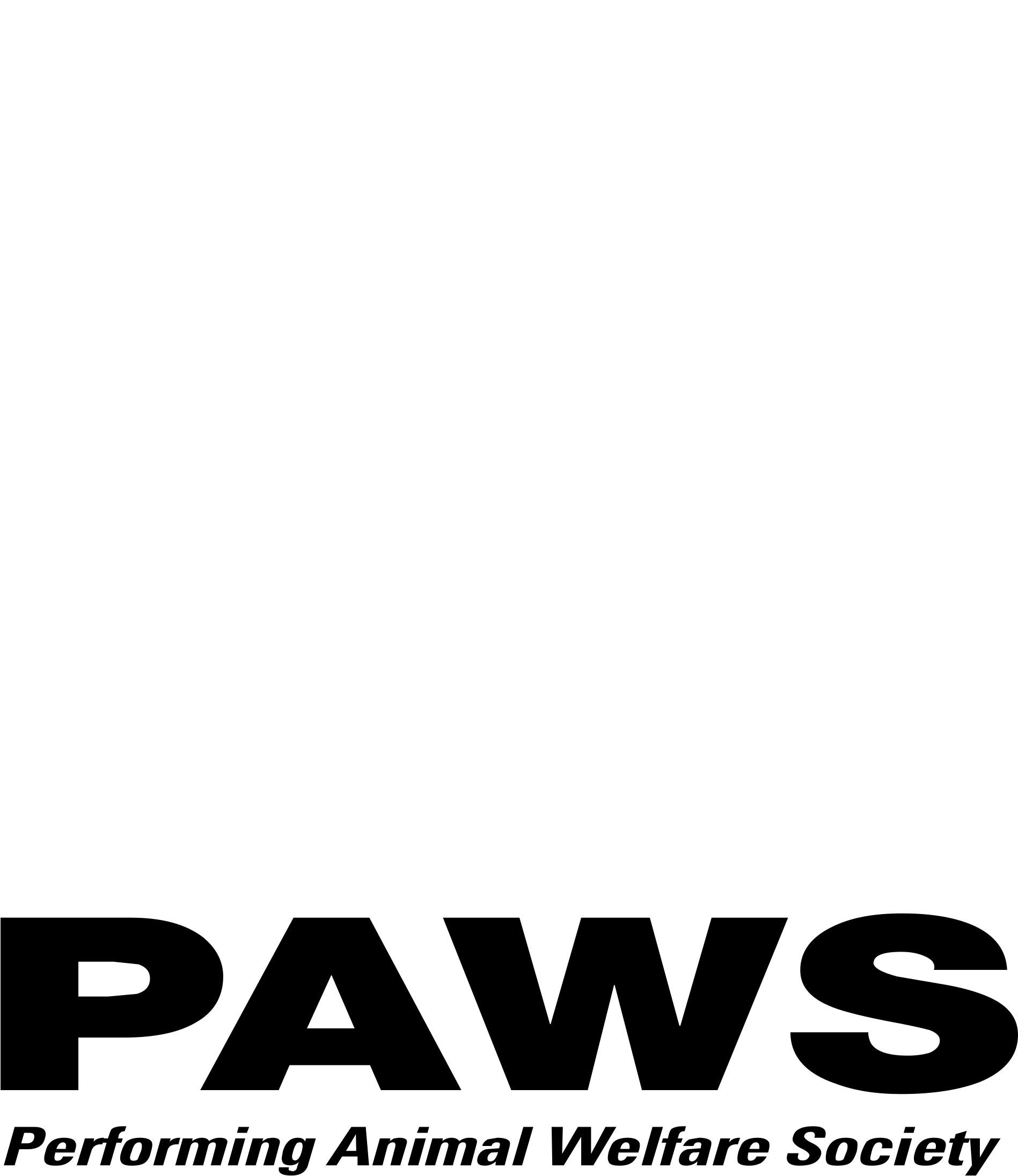 Paws Logo Black And White - Paws Logo Paws Logo Paws Logo Oval Sticker (2400x2400), Png Download
