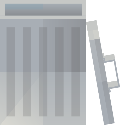 Custom Icon Trash Empty - Architecture (800x800), Png Download