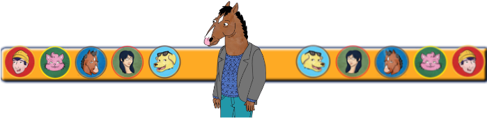 Bojack Horseman Es Un Sitcom Animado Creado Exclusivamente - Cartoon (698x189), Png Download