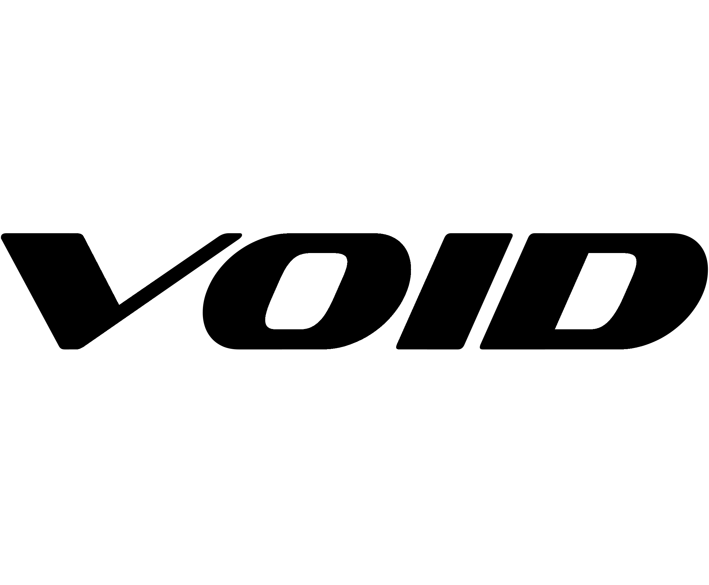 Void Logo Black And White - Void Text Transparent (2400x1979), Png Download