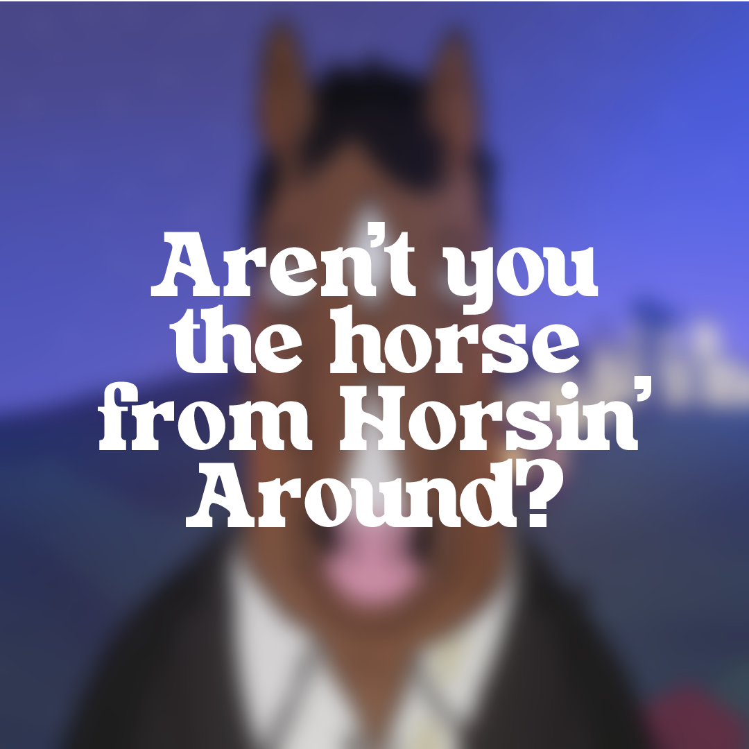 5 Hours Of Bojack Horseman Is A Series Of Lettering - Poster (1080x1080), Png Download