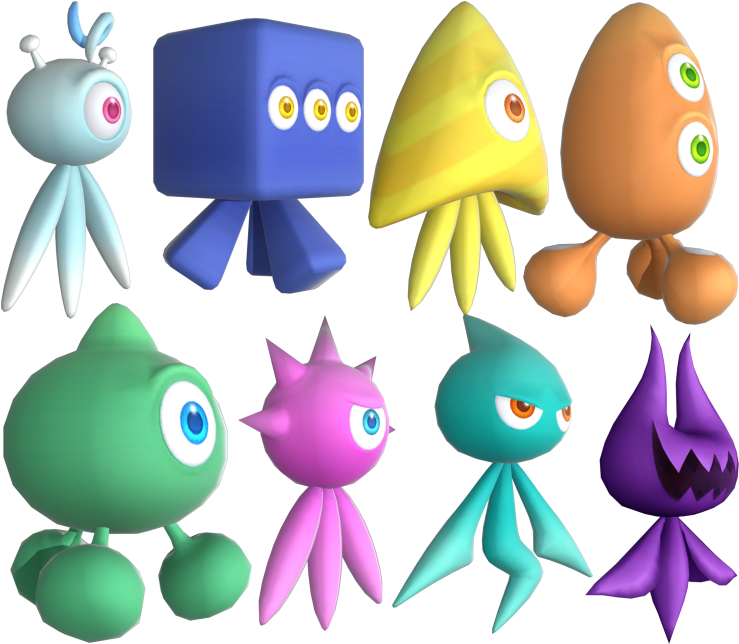 Download Zip Archive - Sonic Wisps Sprites (750x650), Png Download