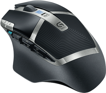 G602 - Logitech Wireless Gaming Mouse G602 (521x342), Png Download