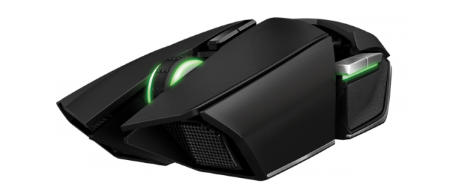 Ouroboros - Razer Ouroboros Elite Ambidextrous Gaming Mouse (650x274), Png Download