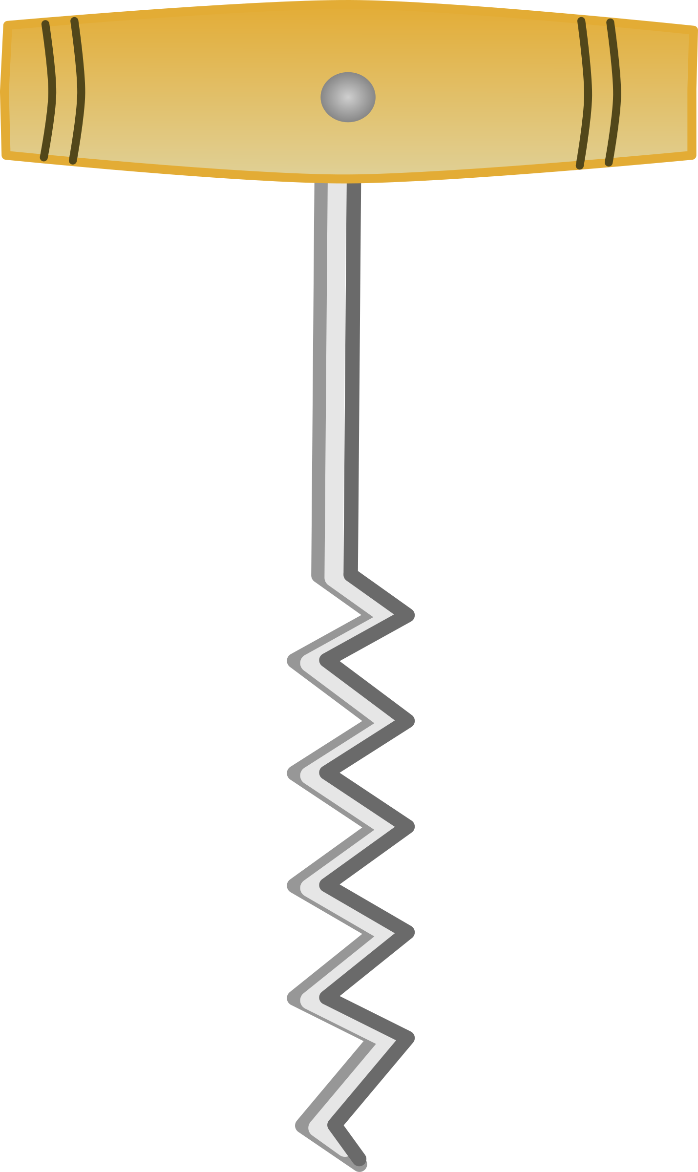 Corkscrew Png - Corkscrew Clipart (1429x2400), Png Download