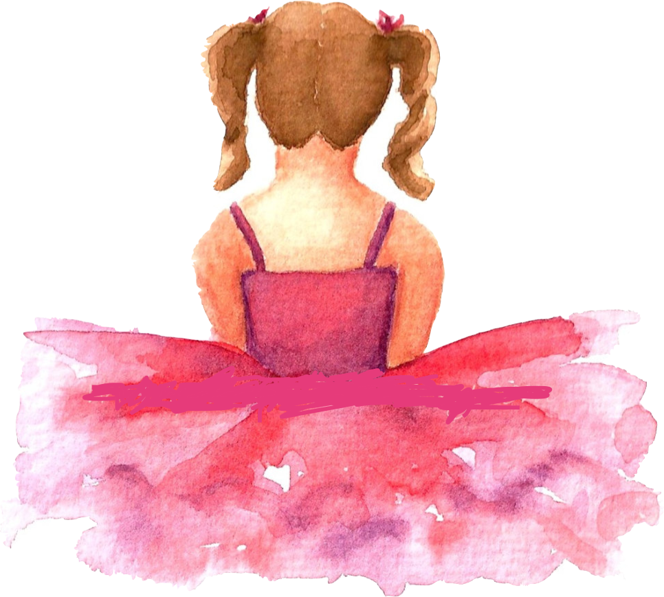 Tutu Watercolor (966x869), Png Download