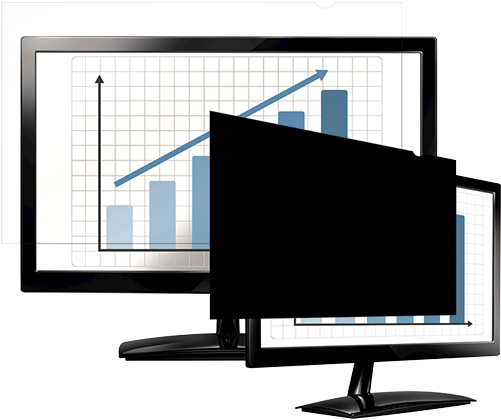 Privascreen™ Privacy Filter - Fellowes Privascreen Blackout Privacy Filters (500x500), Png Download