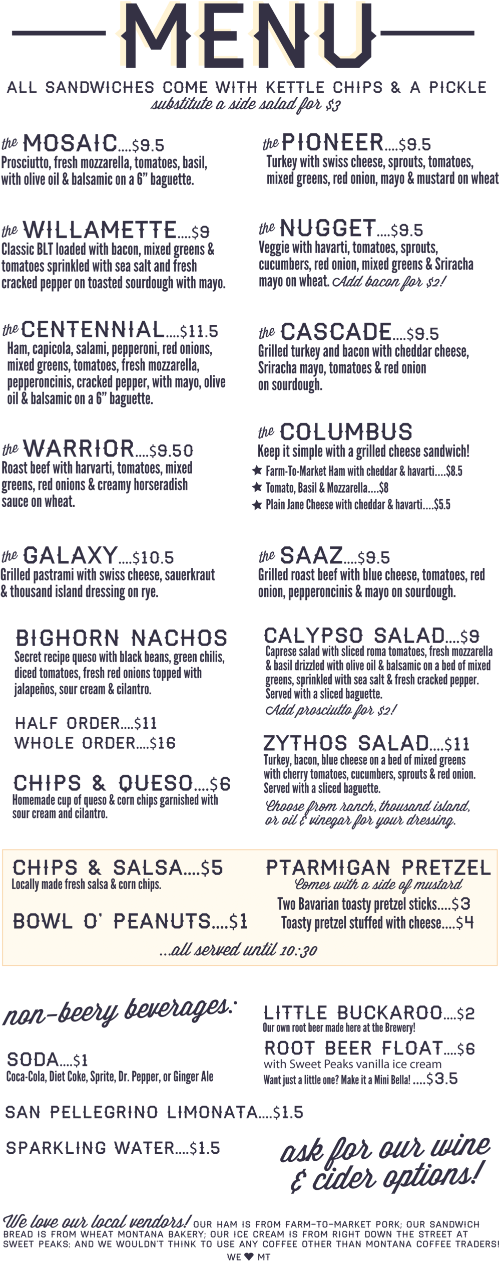 2018 Summer Menu - Menu (1000x2588), Png Download