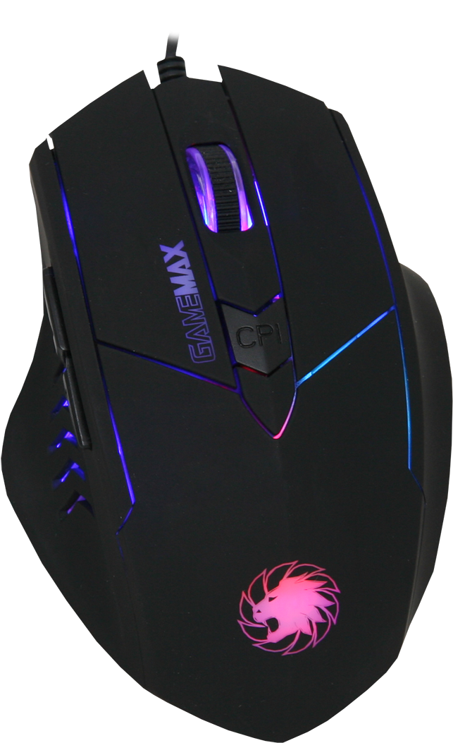 Tornado Gaming Mouse 7 Colour Led - Game Max Tornado Gaming Mouse 7 Colour Led (1200x1200), Png Download