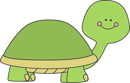 Turtle Shell - Cute Turtle Clipart (550x350), Png Download